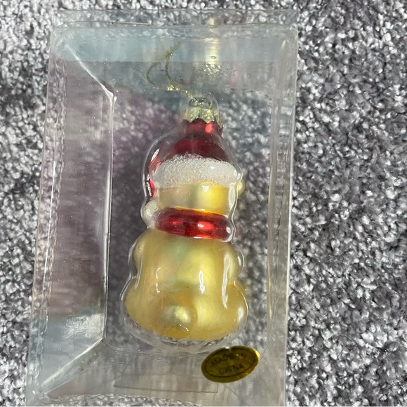 Vintage Handblown Mercury Glass Teddy Bear Christmas Ornament 3” New - Picture 2 of 5